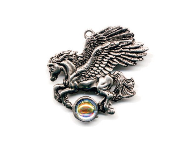 Pandantiv Pegasus, talisman pentru inspiratie, 3.5 cm