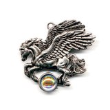 Pandantiv Pegasus, talisman pentru inspiratie, 3.5 cm